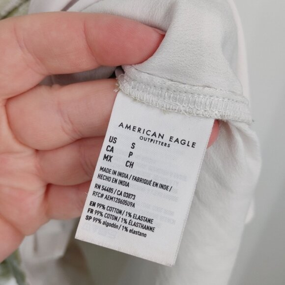 American Eagle Gingham Romper - Picture 5 of 6